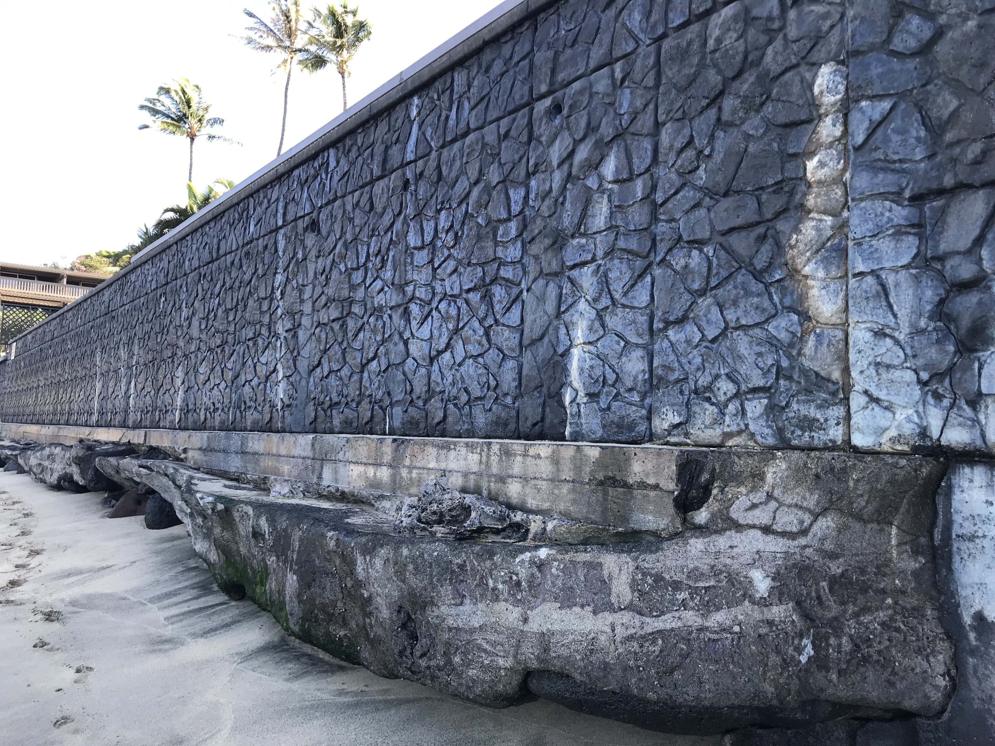 Kahana Seawall Closeup-1